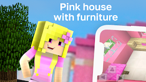 Pink House with Furniture Mod Screenshot 0
