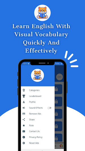 English vocabulary word quiz Screenshot 1