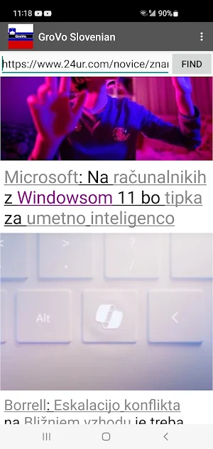 GroVo Slovenian Screenshot 3