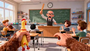 Monkey School Prankster Game Screenshot 0