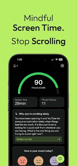 Mindless: Mindful Screen Time Screenshot 0