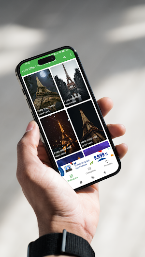 Paris Eiffel Tower Wallpaper Screenshot 2