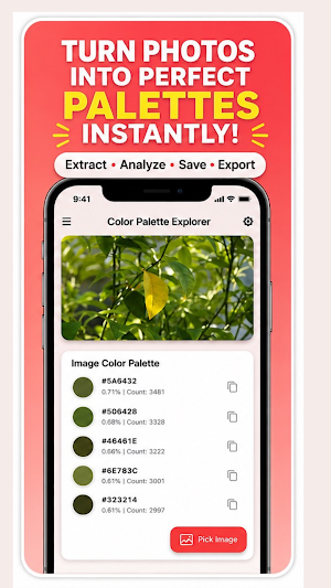 Color Palette Generator Pro Screenshot 0