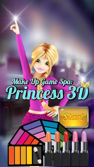 Make Up Games Spa: Princess 3D Screenshot 0