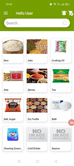 RizQ Groceries Screenshot 1