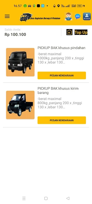 LALAMOVERS Pengiriman&pindahan Screenshot 1