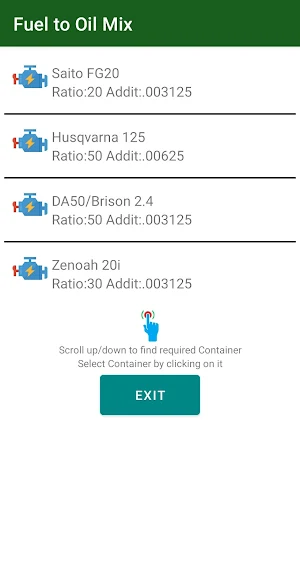 Fuel to Oil Mix 2 Screenshot 3