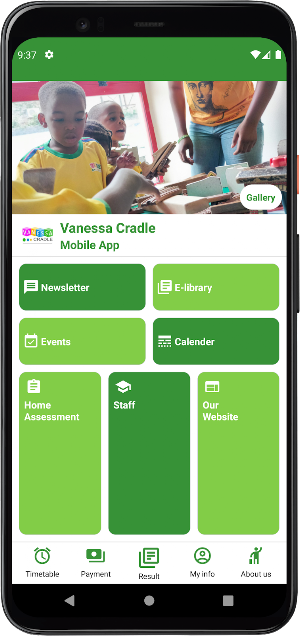 Vanessa Cradle App Screenshot 1
