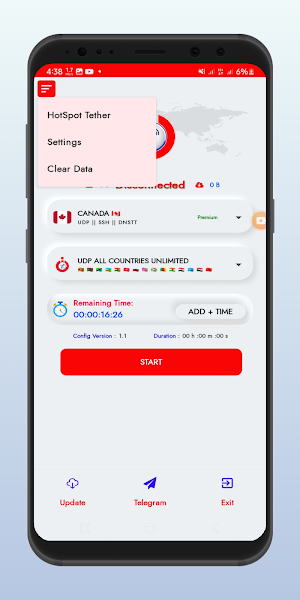 IDROID VPN TUNNEL Screenshot 2