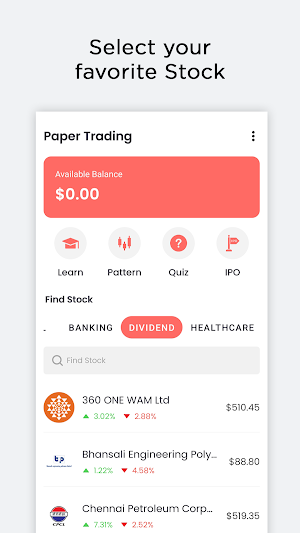 Paper Trading - Stock & IPO Screenshot 1