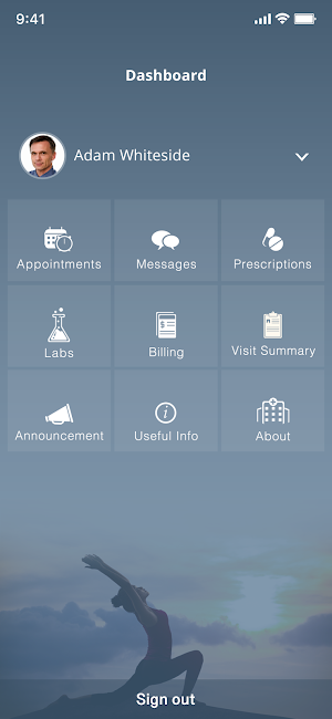 CTW Patient Portal Screenshot 1