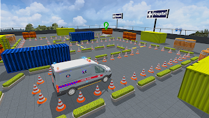 Ambulance Parking Game 3D 2024 Screenshot 1