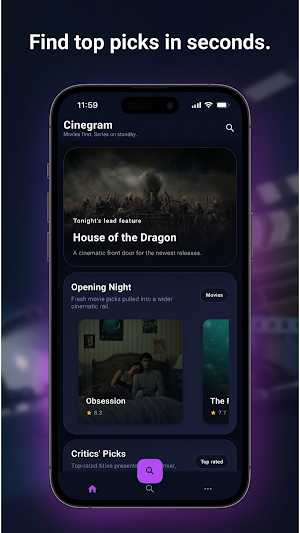 Cinegram: Movies & TV Screenshot 0