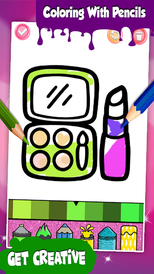 Beauty Coloring Book For Kids - ART Game Screenshot 2