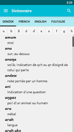 Gemzek Dictionary Screenshot 0