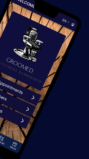 Groomed gentlemen’s barbershop Screenshot 1