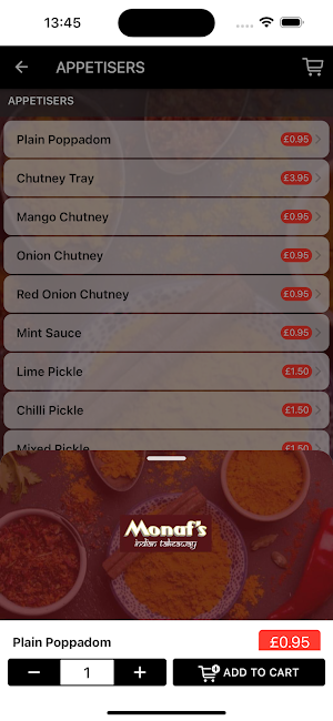 Monaf's Indian Takeaway Screenshot 3