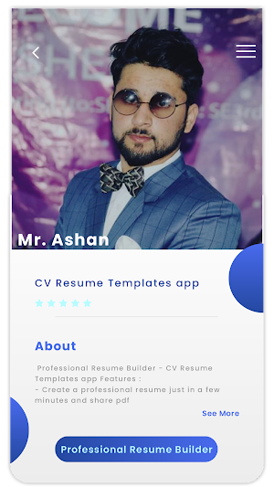 Resume Builder App CV maker Screenshot 0