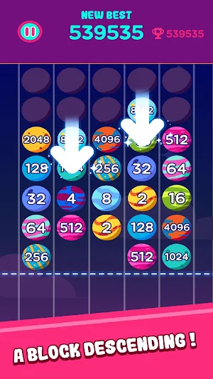 Shoot n Merge - 2048 block puzzle Screenshot 3