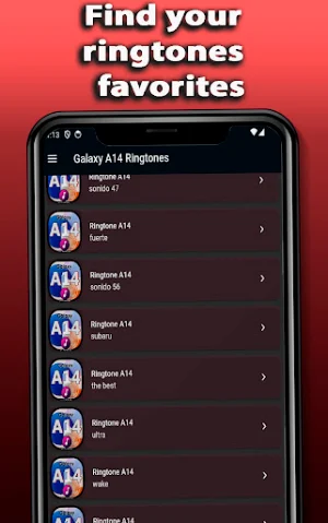 A14 Galaxy Ringtones App Screenshot 2
