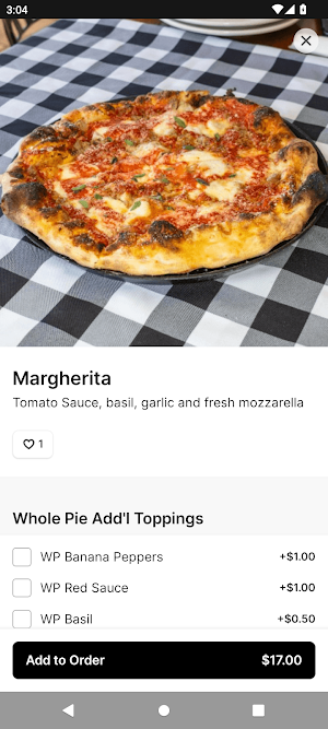 Biga Wood Fired Pizzeria Screenshot 3