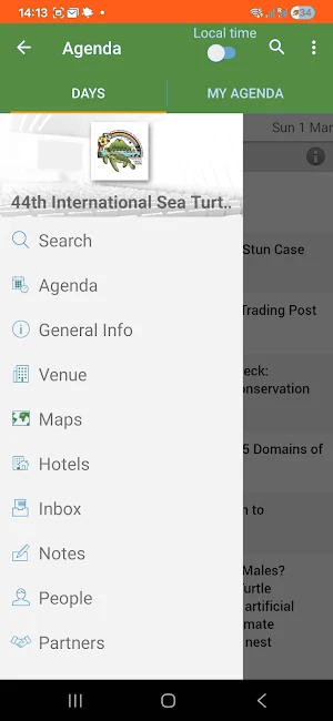 44th ISTS Symposium Screenshot 1