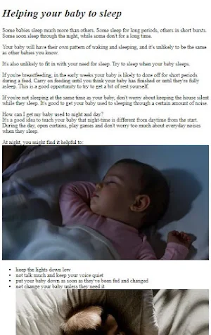 Baby Sleeping Guide Screenshot 0