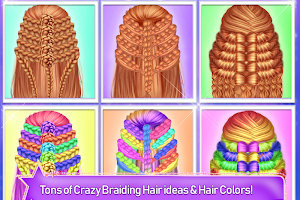 Princess Braided Hairstyles by Number Screenshot 3