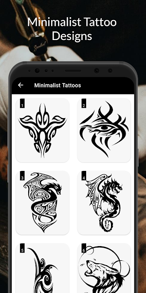 Minimalist Tattoo Design Ideas Screenshot 3