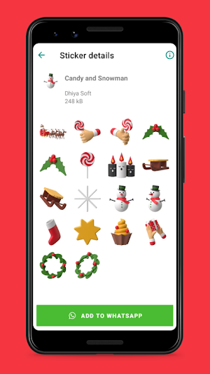 Christmas Stickers for Watsup Screenshot 1