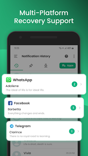 WAMR: Recover Deleted Messages Screenshot 2