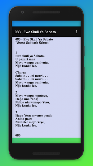 MATTISDA Hymnal book Screenshot 0