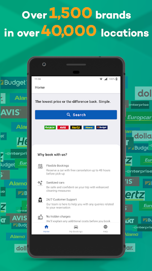 Argus Car Hire App Screenshot 0