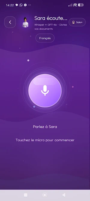 Sara Virtual Secretary AI Screenshot 1