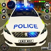 Modern Police Parking Car 3D