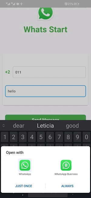 Whats Start Screenshot 1
