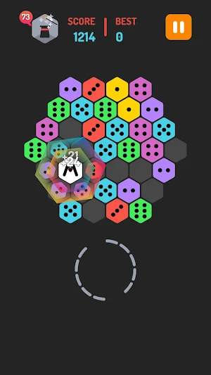 DomiMerge: Hexa Puzzle Screenshot 0