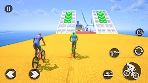 BMX Cycle Race Superhero Games Screenshot 0