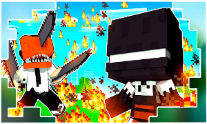 Chainsaw Man Mod MInecraft PE Screenshot 0