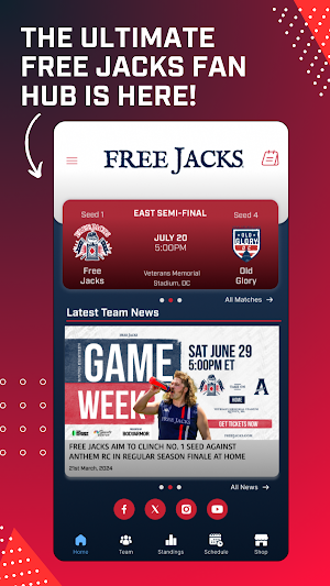 Free Jacks Rugby Screenshot 0