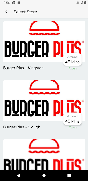 Burger Plus UK Screenshot 1