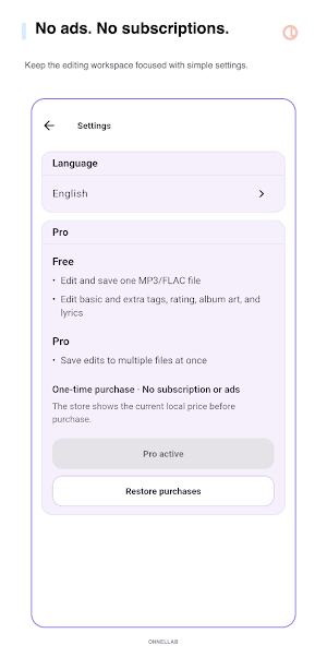 TagWeaver - MP3/FLAC Tagger Screenshot 2