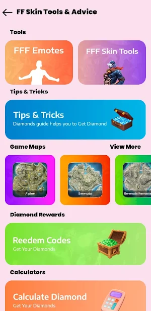 FF Skin Tools & Advice Screenshot 1