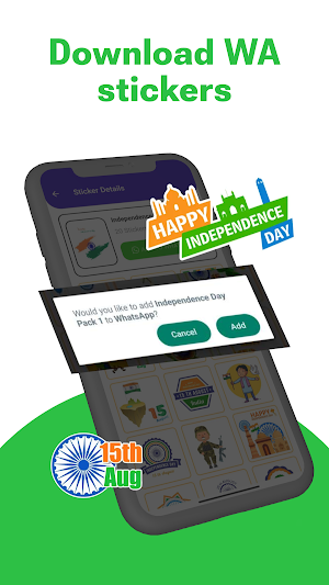 Independence Day Stickers Screenshot 2