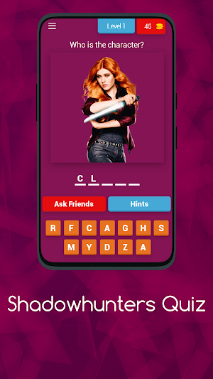 Shadowhunters Quiz Screenshot 0