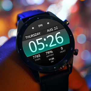 Key WF40 Digital Watch Face Screenshot 1