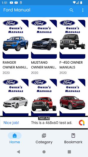 Ford Car Owner's Manual Screenshot 0