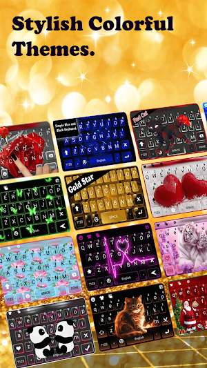 Gold Keyboard Theme Screenshot 3