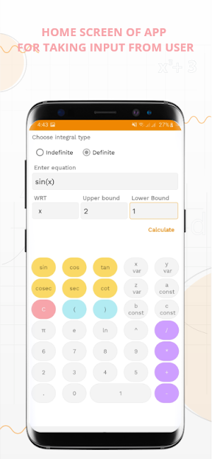 Integral Calculator Screenshot 1