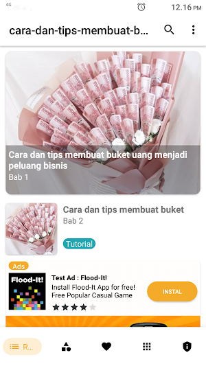 Cara Buat Hiasan Buketuang Screenshot 0